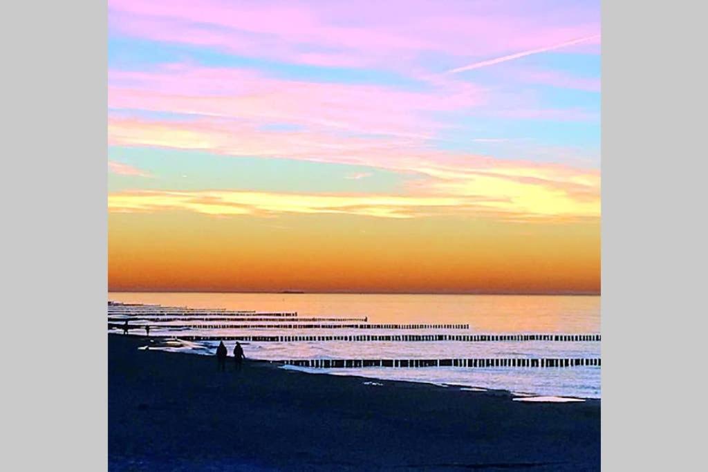 Ostsee-Ferienwohnung Uhlnuest Graal-Mueritz Gelbensande Bagian luar foto
